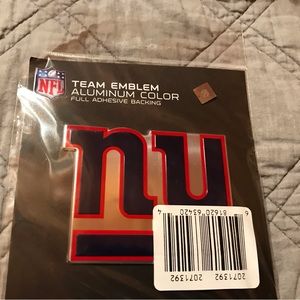 NY giants Car decal